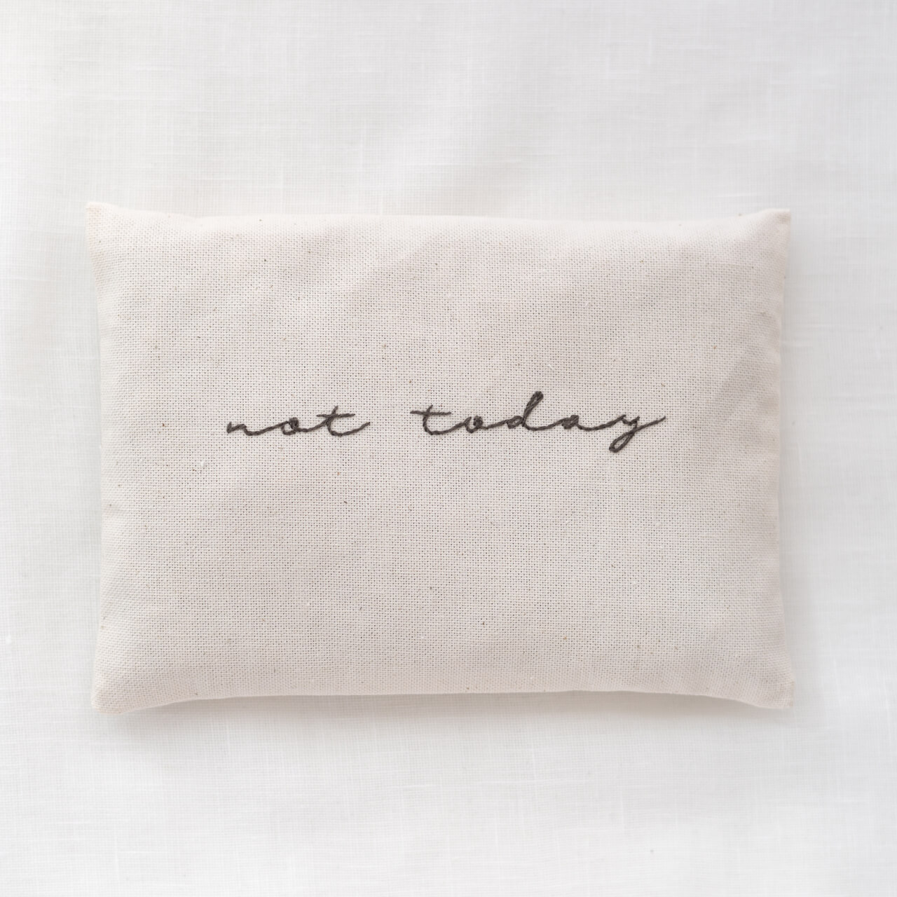 Not Today • Cherry Stone Pillow